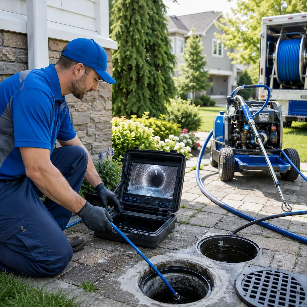 Outdoor drain cleaning professionals serving Wallagrass, ME